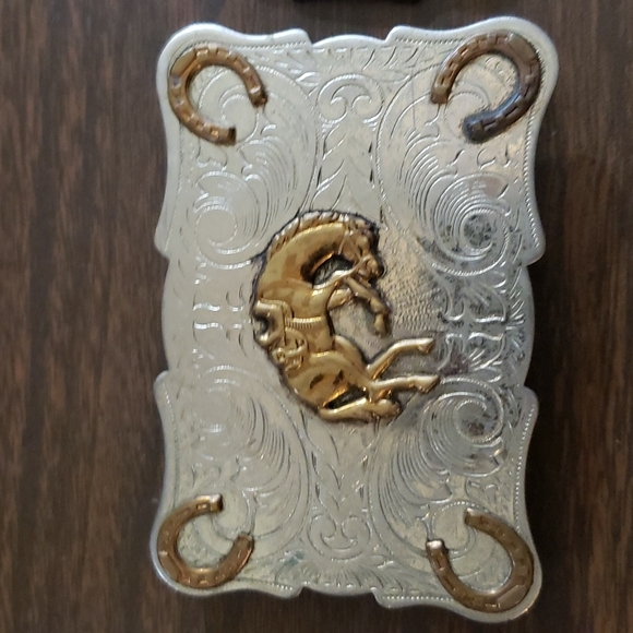 Silver Western Belt Buckles - Picture 2 of 8